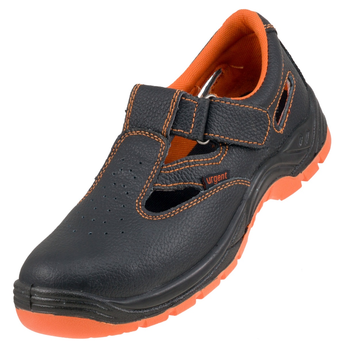 Sandale de protecție 301 S1 cu bombeu metalic, piele “buffalo”, talpă PU/PU
