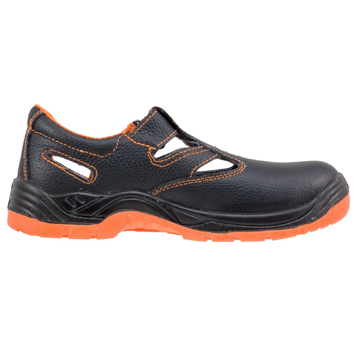 Sandale de protecție 301 S1 cu bombeu metalic, piele “buffalo”, talpă PU/PU - imagine 2