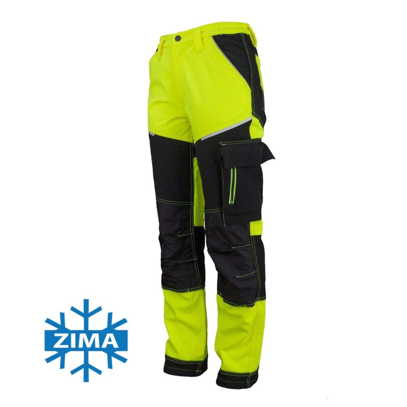 Pantaloni de lucru până în talie URG-751, îmblăniți