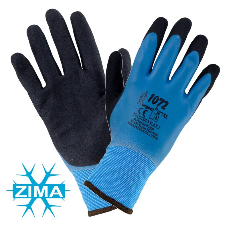 Mănuși impregnate acoperite cu cauciuc 1072