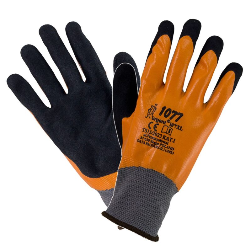 Mănuși impregnate acoperite cu nitril 1077
