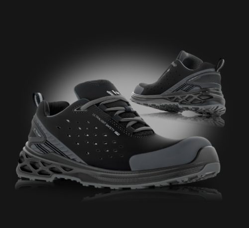 Adidași de protecție ESD, supercomode, cu bombeu compozit și lamelă din kevlar rezistentă